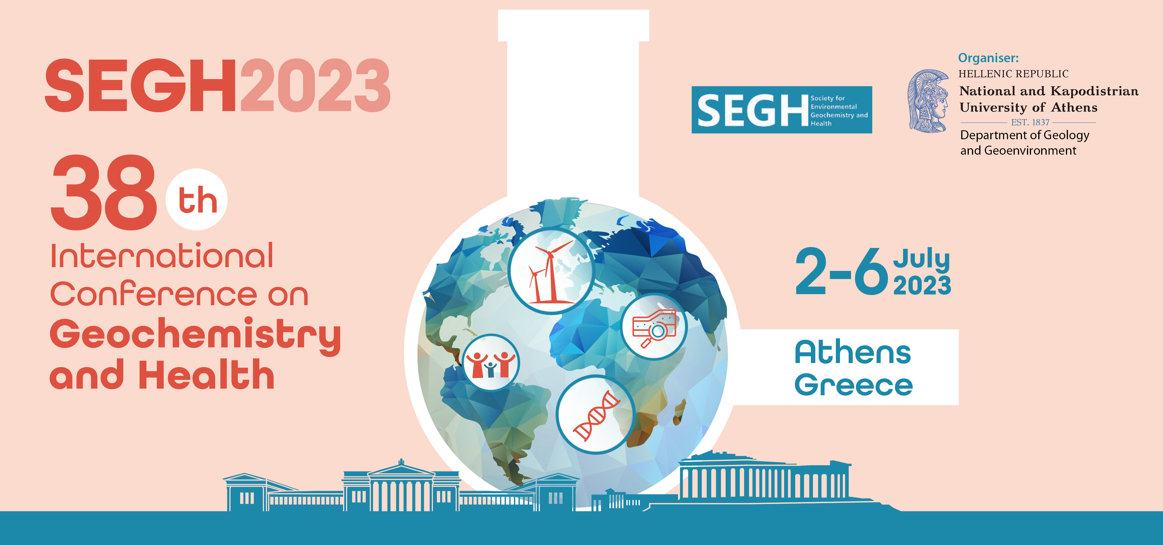 SEGH2023 - 38th International Conference on Geochemistry and Health - Athens, Greece - July 2-6, 2023